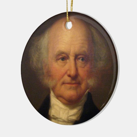 Martin Van Buren 8th President Keramisch Ornament (Links)