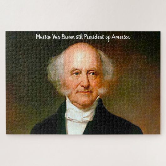 Martin Van Buren 8th President of America. Legpuzzel (Horizontaal)