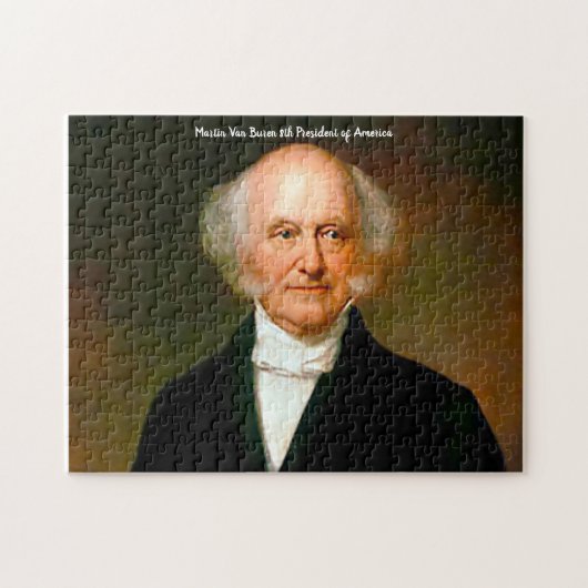 Martin Van Buren 8th President of America. Legpuzzel (Horizontaal)