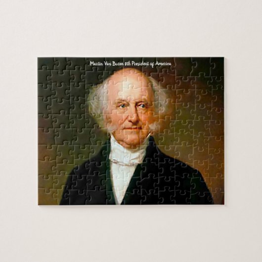 Martin Van Buren 8th President of America. Legpuzzel (Horizontaal)