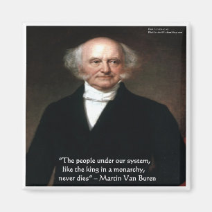 Martin Van Buren "Amerikanen leven" Wijsheid Gesch Magneet