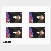 Martin Van Buren Baseball Kaart Rechthoekige Sticker (Vel)