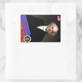 Martin Van Buren Baseball Kaart Rechthoekige Sticker (Tas)