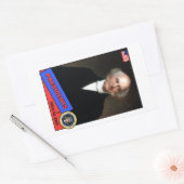 Martin Van Buren Baseball Kaart Rechthoekige Sticker (Envelop)