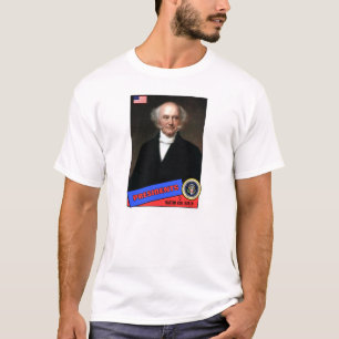Martin Van Buren Baseball Kaart T-shirt