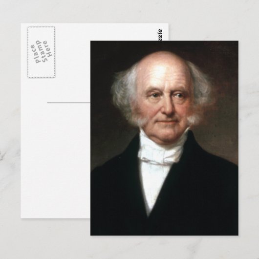 Martin Van Buren Briefkaart (Voorkant / Achterkant)