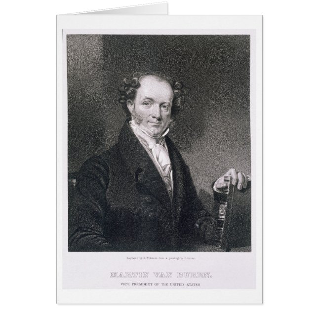 Martin Van Buren, gegraveerd door E. Wellmore (gra (Voorkant)