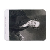 Martin Van Buren, gegraveerd door E. Wellmore (gra Magneet (Horizontaal)