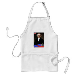 Martin Van Buren-honkaarten Standaard Schort