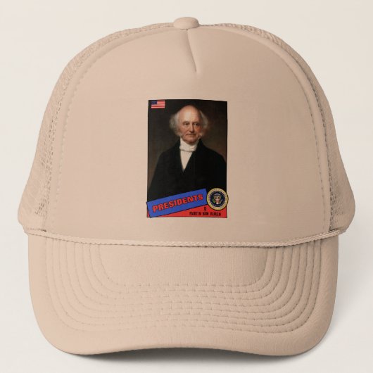 Martin Van Buren-honkaarten Trucker Pet (Voorkant)