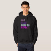 Martina Eat Sleep Be Repeat Martina Hoodie (Voorkant volledig)