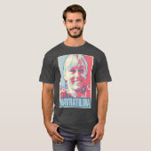 Martina Navratilova TennisPoster PERFECT GIFT FOR  T-shirt (Voorkant volledig)