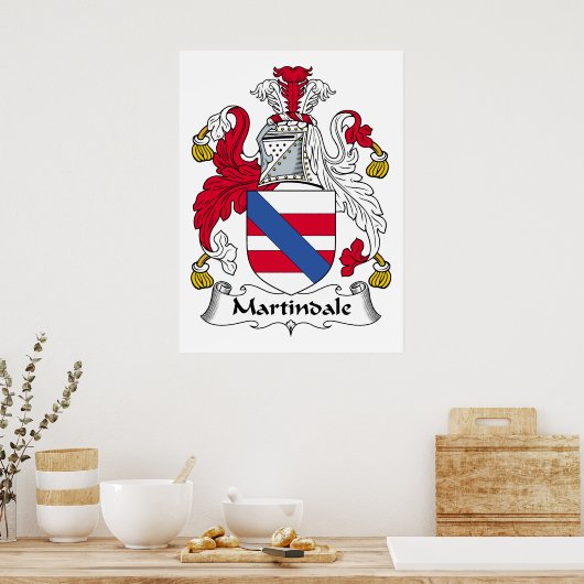 Martindale Family Crest Poster (Keuken)