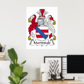 Martindale Family Crest Poster (Thuiskantoor)
