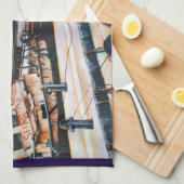 Martine in het Midden-Oosten, Jaffe, Israël Theedoek (Quarter Fold)