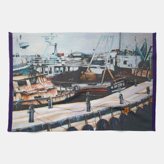 Martine in het Midden-Oosten, Jaffe, Israël Theedoek (Horizontaal)