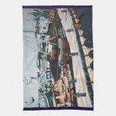 Martine in het Midden-Oosten, Jaffe, Israël Theedoek (Verticaal)