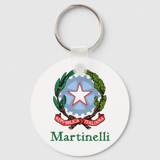 Martinelli Republiek Italië Sleutelhanger (Voorkant)