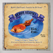 Martinez Beaver Festival Tail Ride Poster (Voorkant)