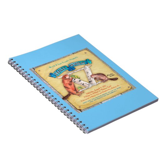 Martinez Beaver Festival V notebook Notitieboek (Rechterzijde)