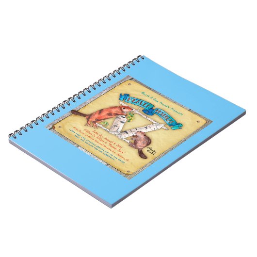 Martinez Beaver Festival V notebook Notitieboek (Linkerzijde)