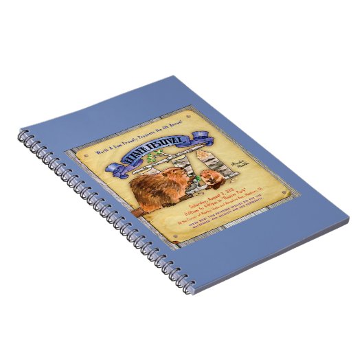 Martinez Beaver Festival VI Mama en Baby notebook Notitieboek (Rechterzijde)