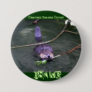 Martinez Beavers Docent... - Gepersonaliseerd Ronde Button 7,6 Cm