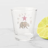 Martinez, California Shot Glass Glas (Achterkant)