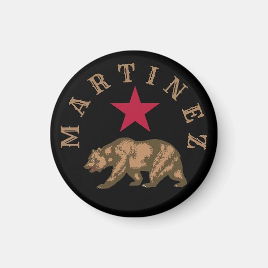 Martinez, Californië Magneet (Voorkant)