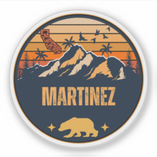Martinez, Californië Sticker