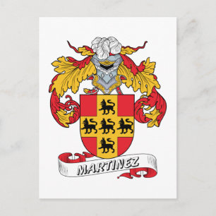 Martinez Family Crest Briefkaart