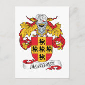 Martinez Family Crest Briefkaart (Voorkant)