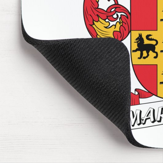 Martinez Family Crest Muismat (Hoek)