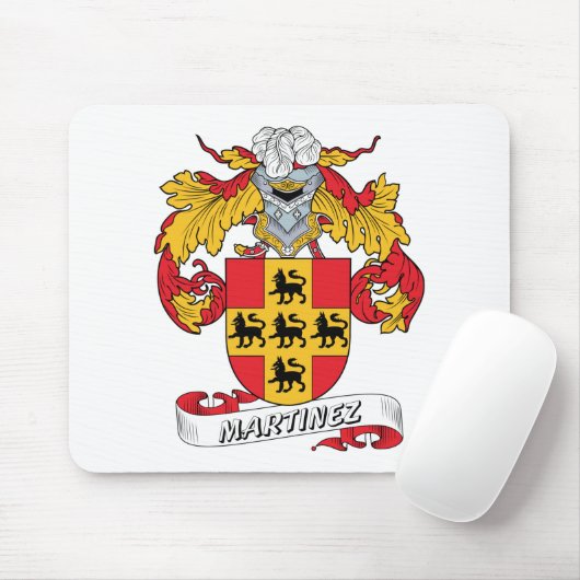 Martinez Family Crest Muismat (Met muis)
