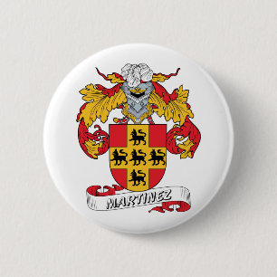 Martinez Family Crest Ronde Button 5,7 Cm