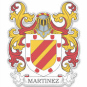 Martinez Family Crest Sticker (Voorkant)