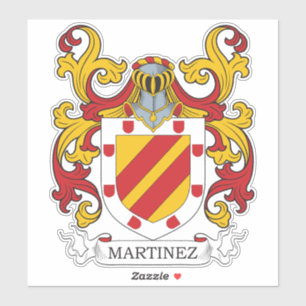 Martinez Family Crest Sticker