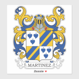 Martinez Family Crest Sticker