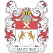 Martinez Family Crest Sticker (Voorkant)