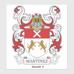 Martinez Family Crest Sticker