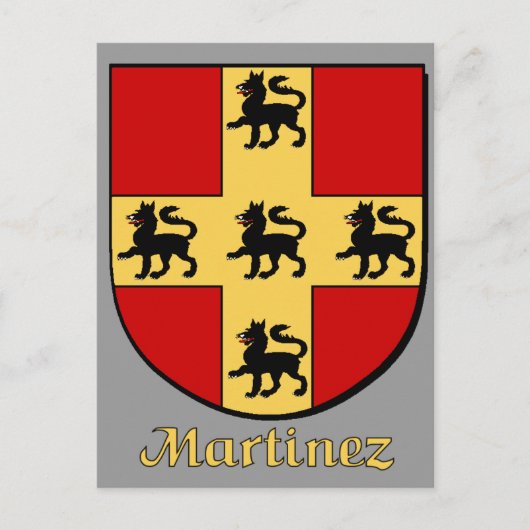 Martinez Family Shield Briefkaart (Voorkant)