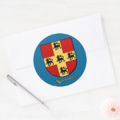 Martinez Family Shield Stickers (Envelop)