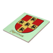 Martinez Family Shield Tegeltje (Zijkant)