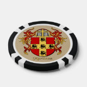 Martinez Heraldic Arms Poker Chips (Enkel)
