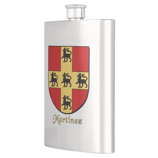 Martinez Heraldic Shield Heupfles (Links)