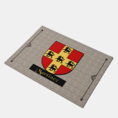 Martinez Historisch Schild op Cobblestone Deurmat (Schuin)