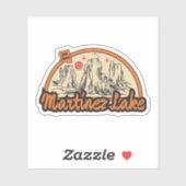 Martinez Lake, Arizona Sticker (Vel)