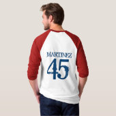 Martinez (Medias Rojas) T-shirt (Achterkant volledig)