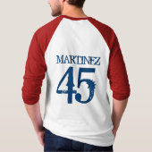 Martinez (Medias Rojas) T-shirt (Achterkant)