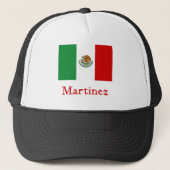 Martinez Mexicaanse vlag Trucker Pet (Voorkant)